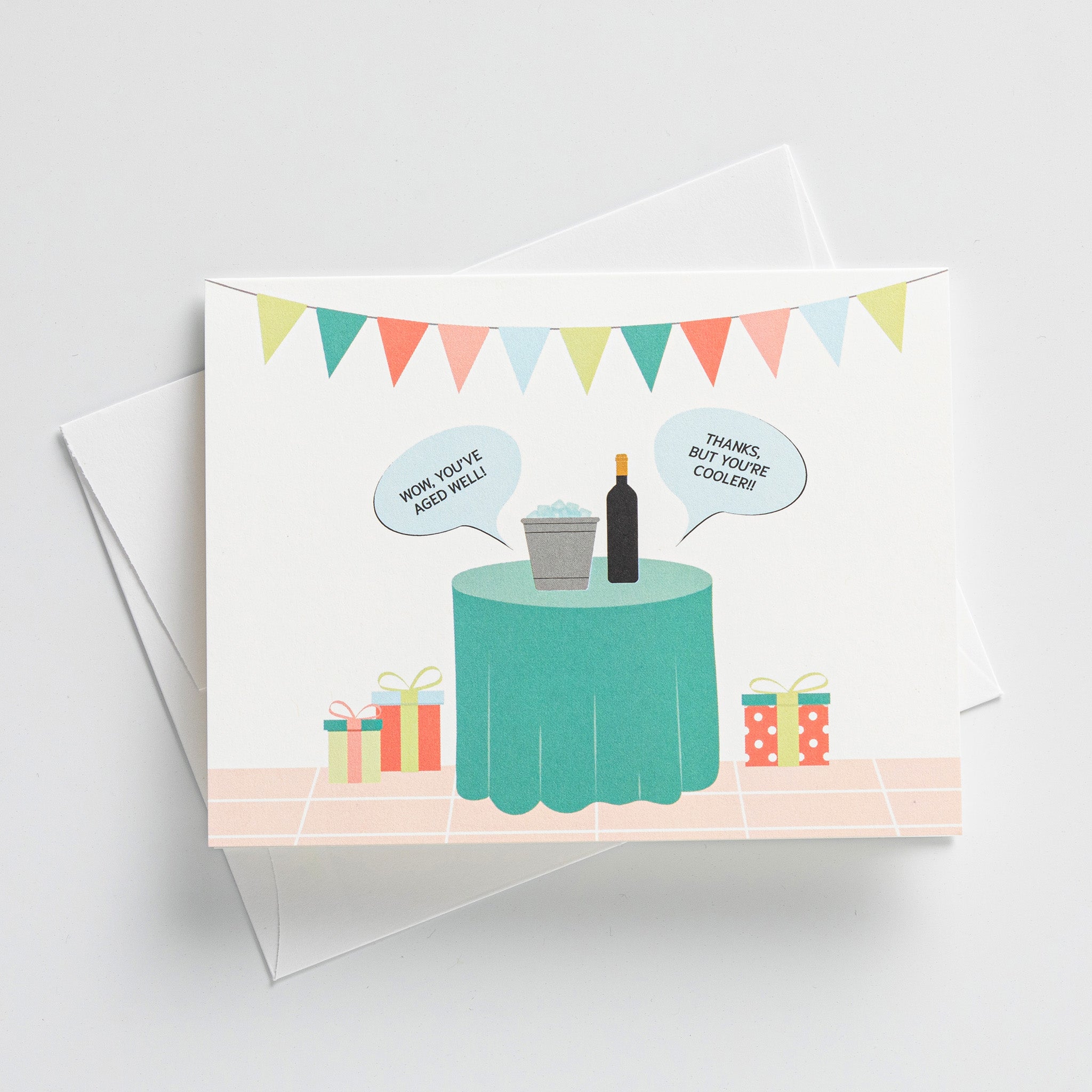 Wine + Ice Bucket Birthday Card