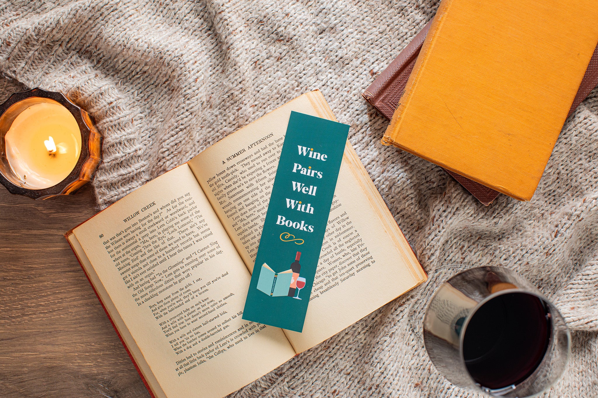 Wine Pairing Bookmark