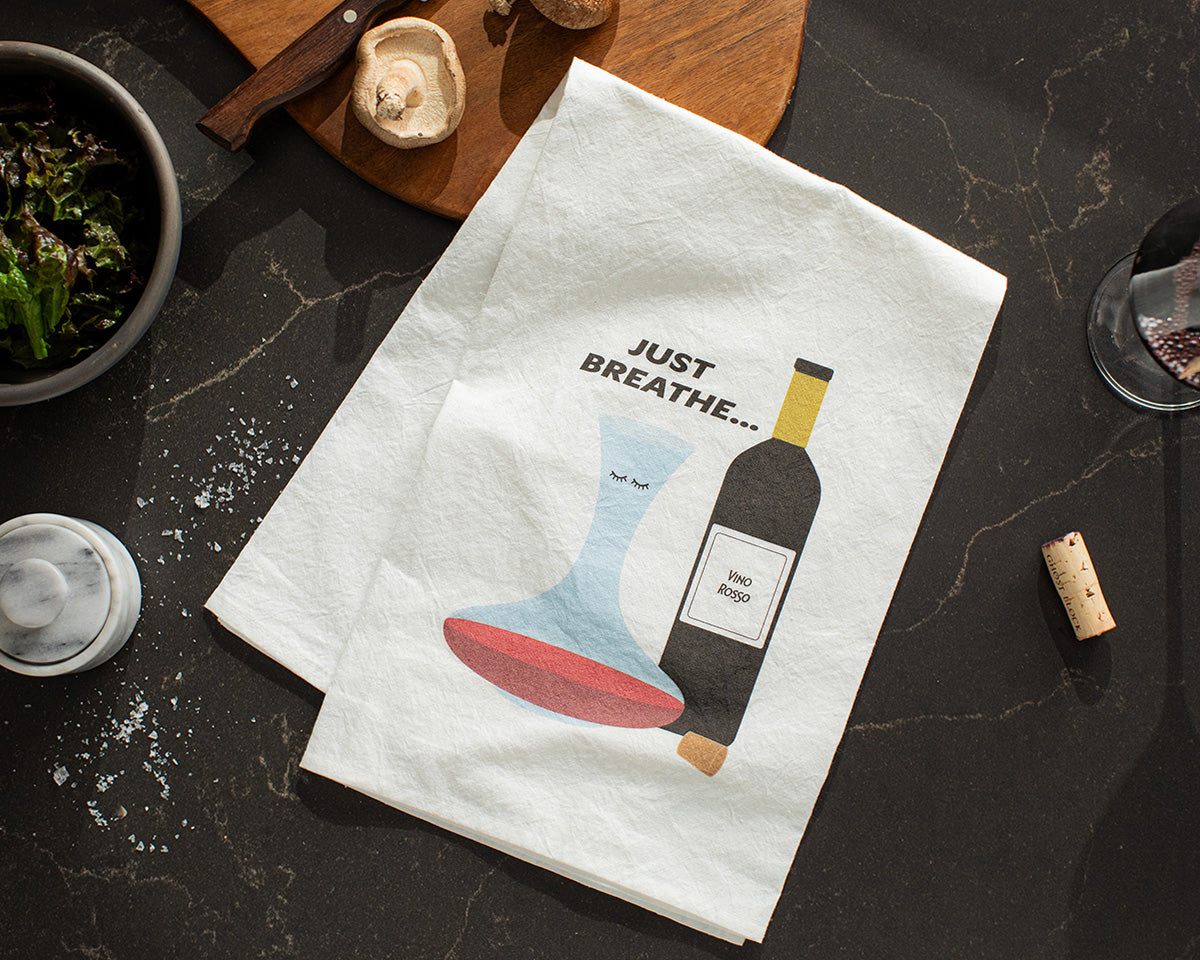 Just Breathe Kitchen Towel