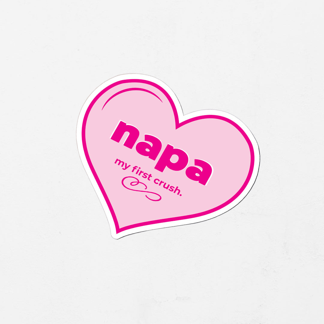 Napa First Crush Sticker
