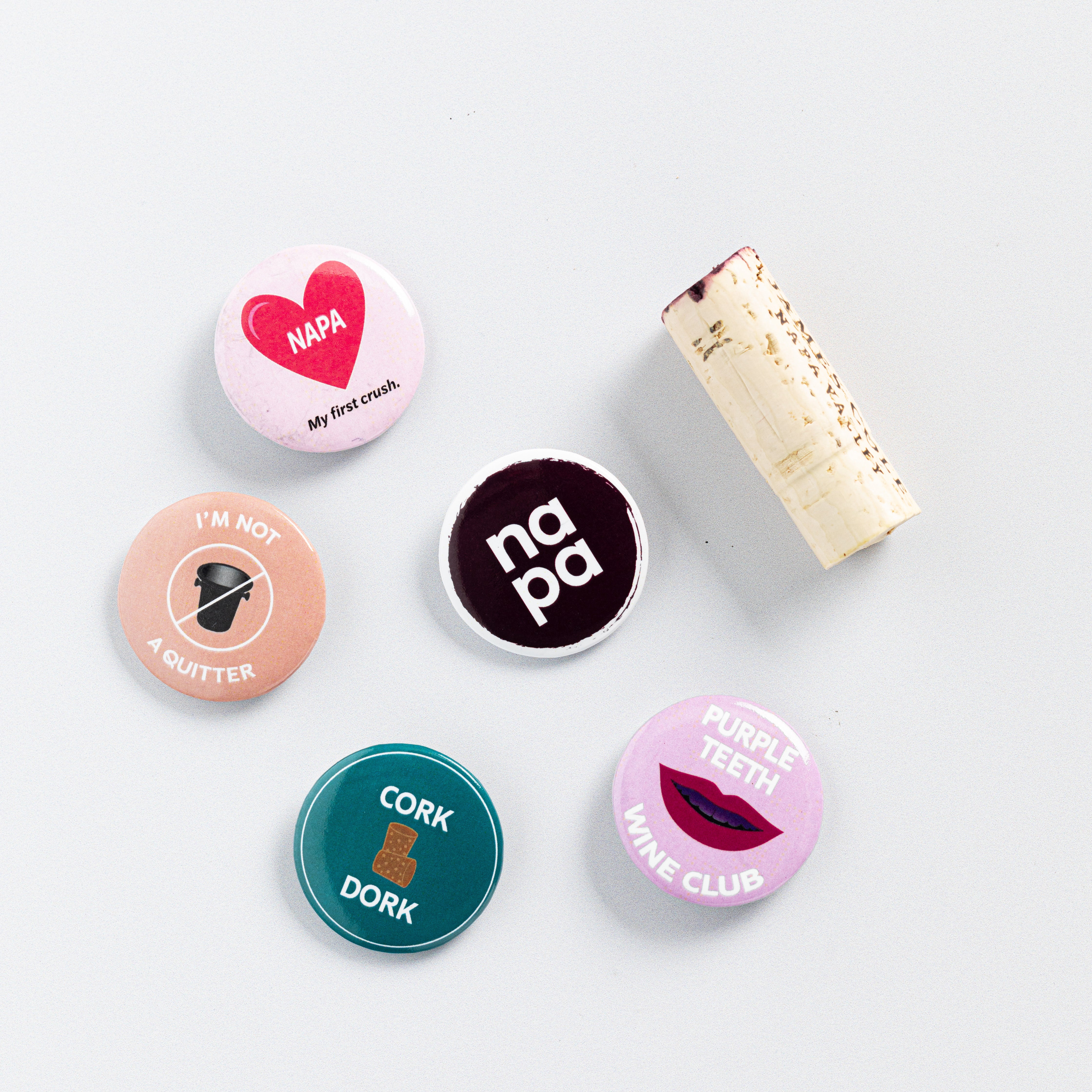 Cork Dork Pin-back Button