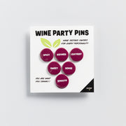 Wine Party Pins-Cluster