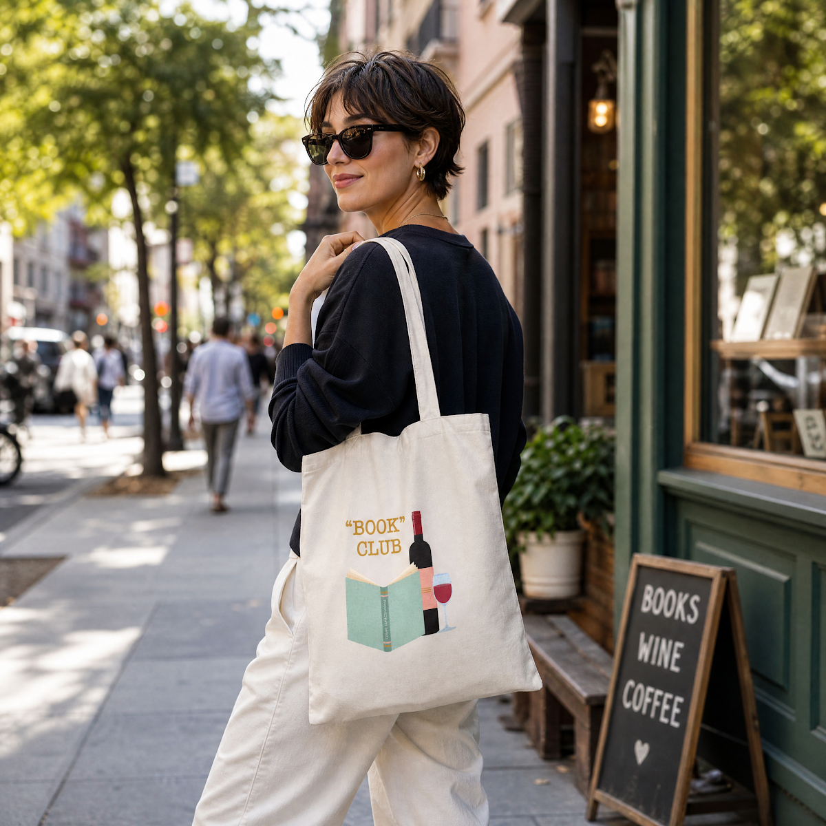 "Book" Club Tote Bag