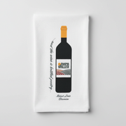 Napa Valley Bottled Poetry Kitchen Towel